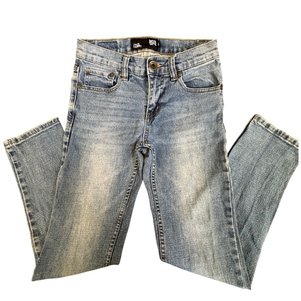 RSQ London Skinny Jeans Medium Wash Blue Denim Size 14 Girls